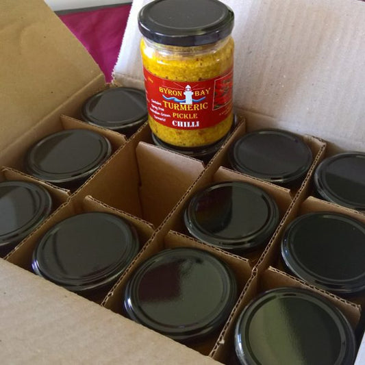 Byron Bay Turmeric Pickle – Chilli 12 Jar Box